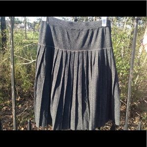 Grace Dane Lewis. Black heather mini pleated